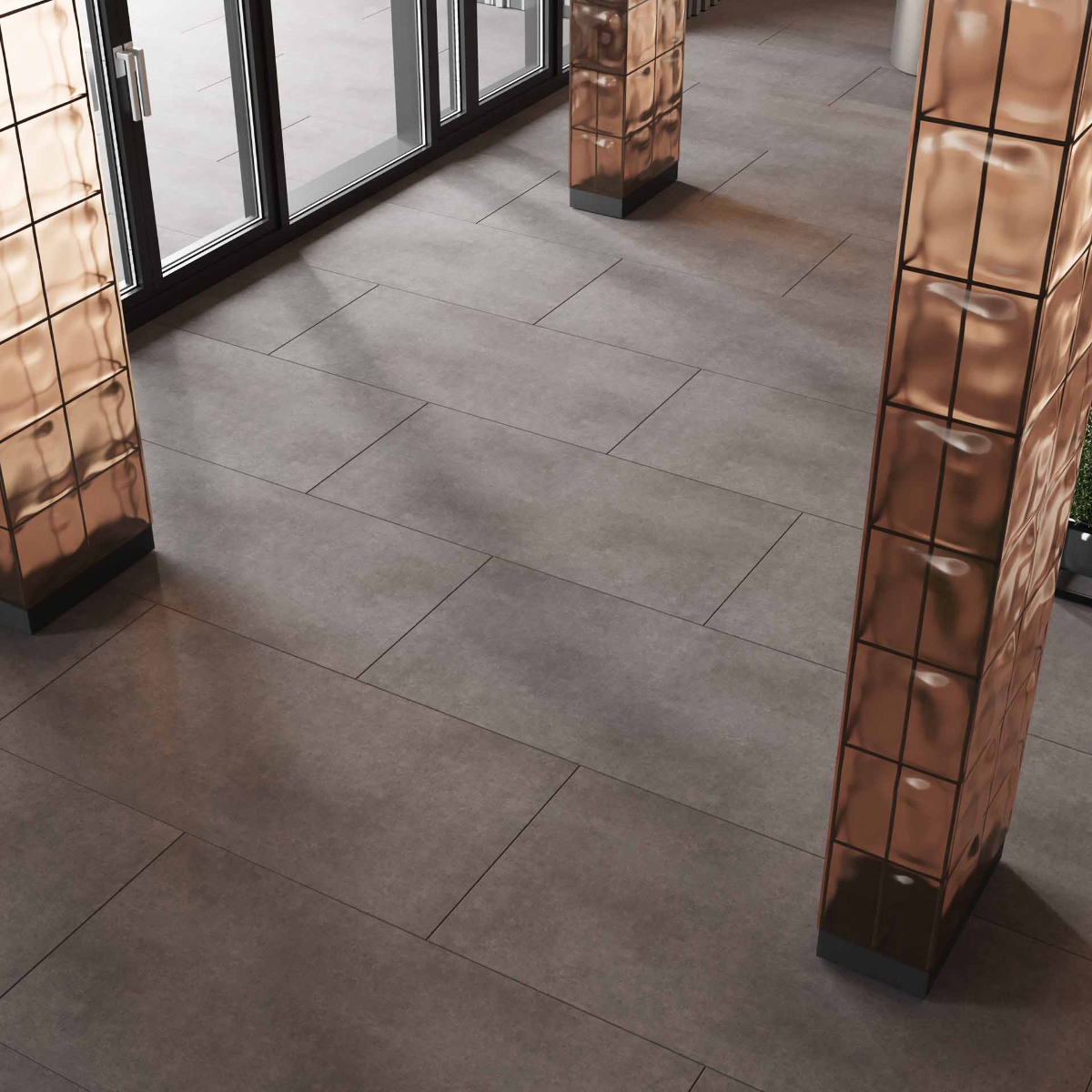 Изображение товара Глазурованный керамогранит Estima CA01 60x60 см 1.44 м² неполированный цвет серый