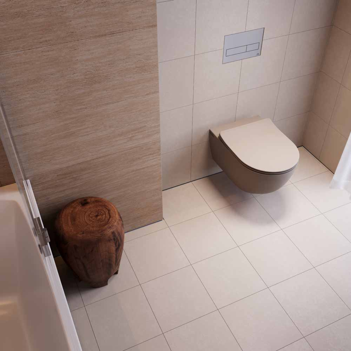 Изображение товара Глазурованный керамогранит Estima CA00 60x60 см 1.44 м² неполированный цвет серо-бежевый