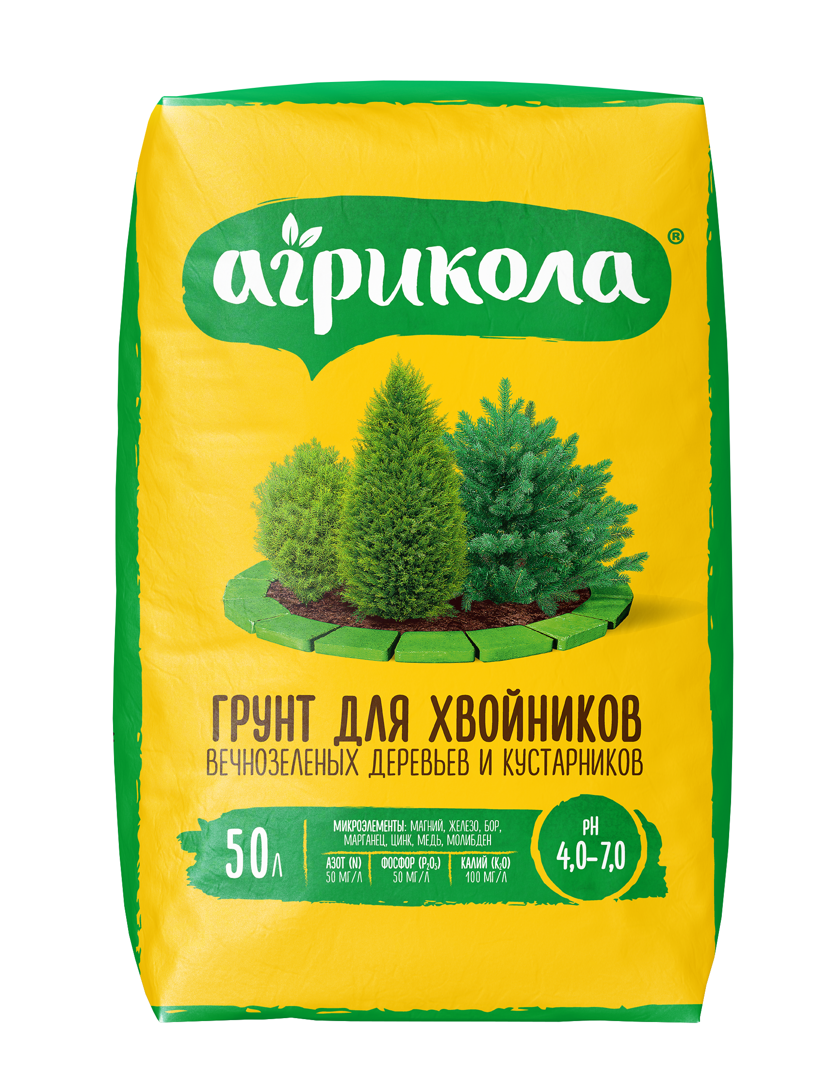 Изображение товара Грунт для хвойных растений Агрикола 50 л