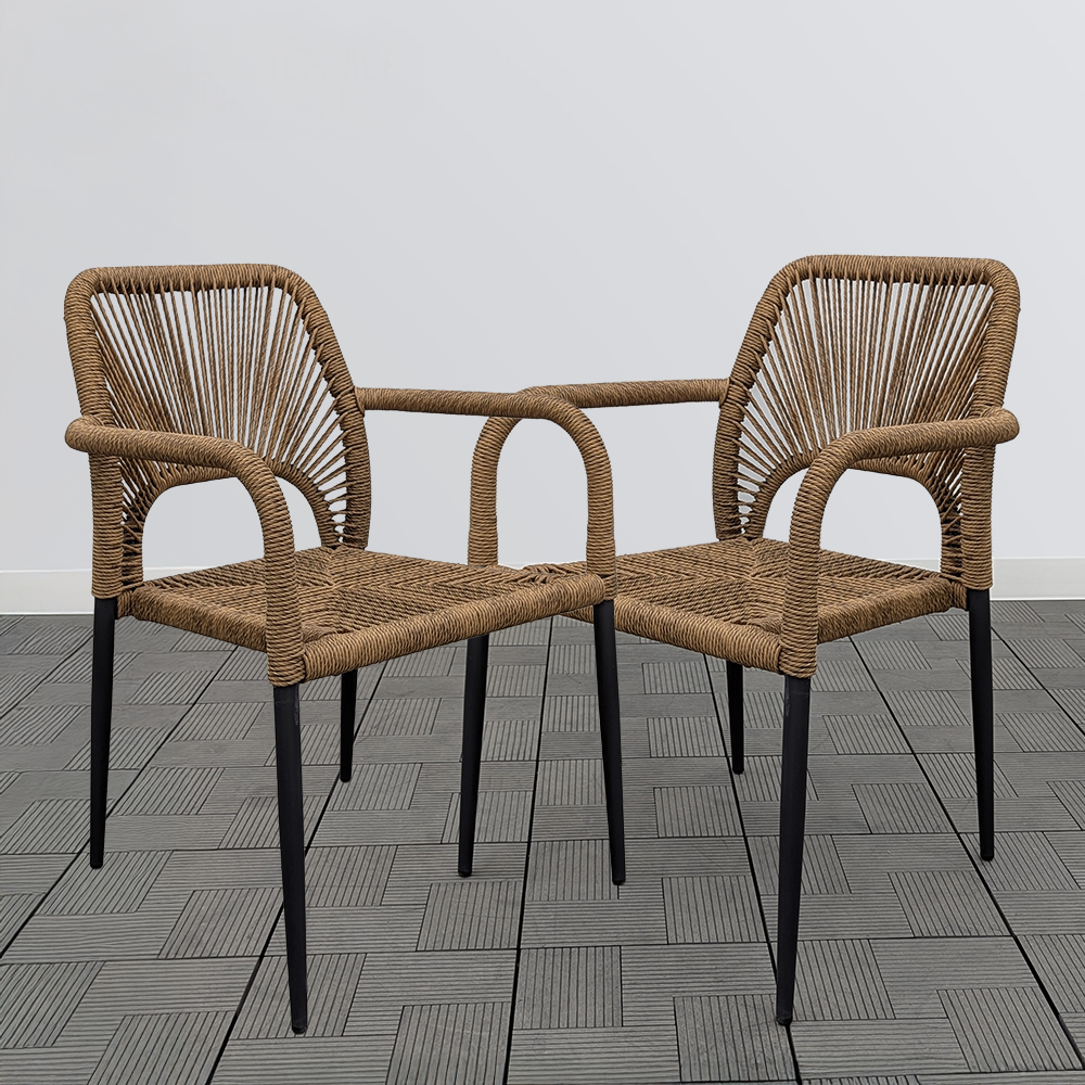 Изображение товара Садовое кресло Millet НМ-264186 57x63x80.5 см искусственный ротанг бежевый