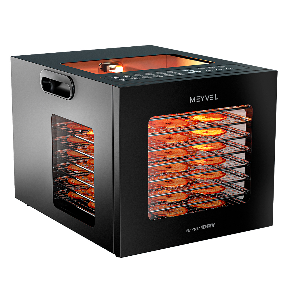 Изображение товара Сушилка MEYVEL MDH8-1S 600Вт с 8 ярусами - металл