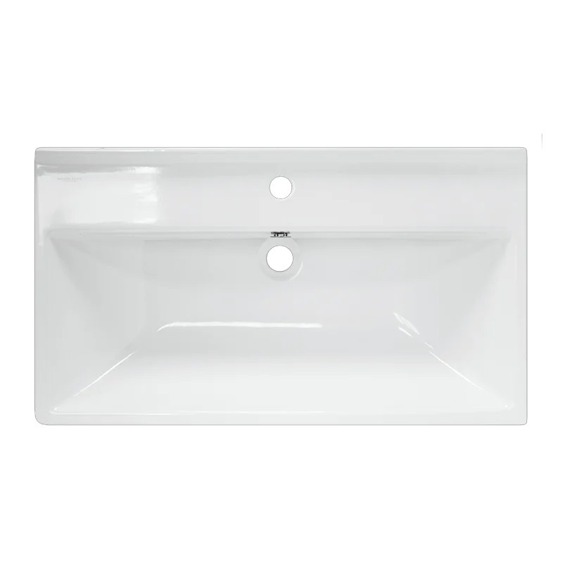 Изображение товара Раковина мебельная Sanita Luxe Fest 80 из фарфора с переливом