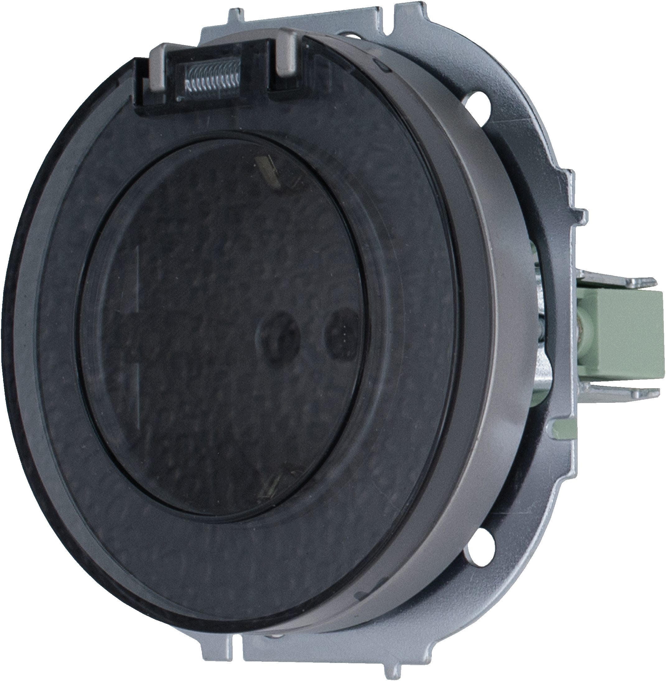 Изображение товара Розетка встраиваемая Osen с заземлением с крышкой цвет серый