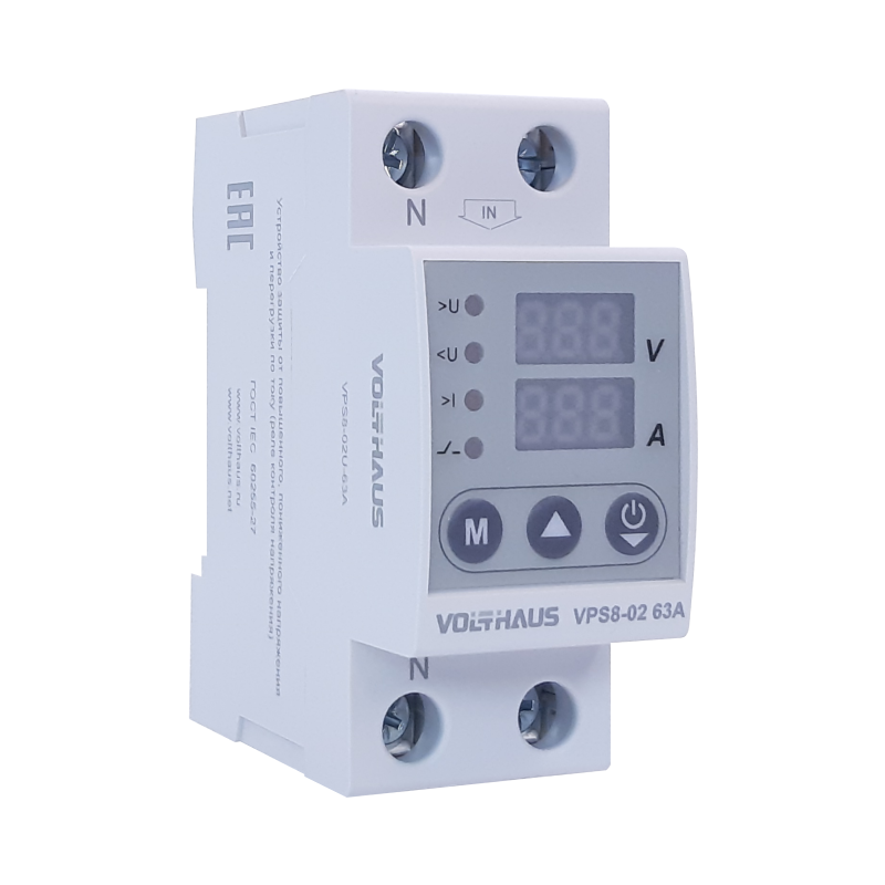 Изображение товара Устройство защиты Volthaus VPS8 02 U 63A