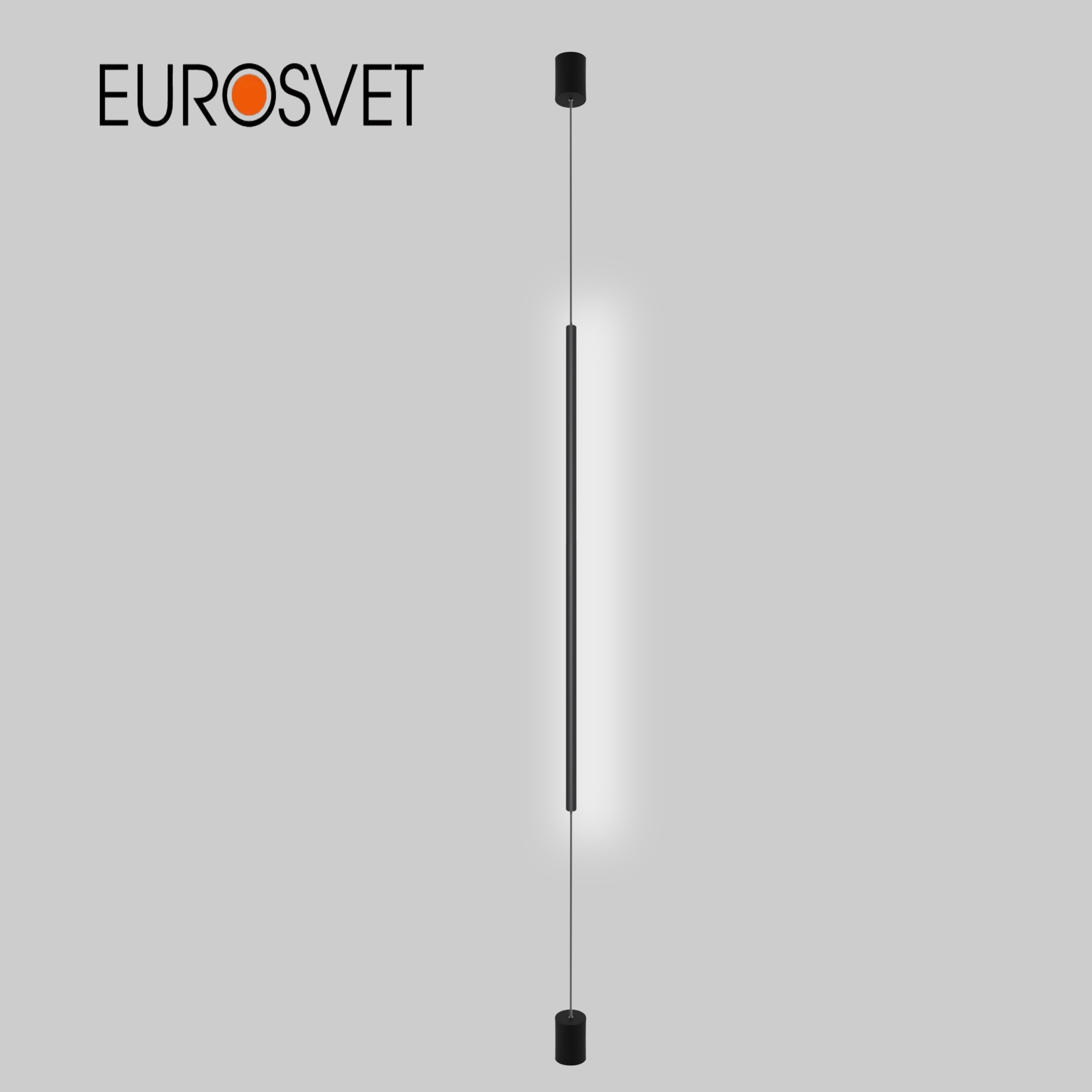 Изображение товара Светильник подвесной светодиодный Eurosvet Thrust 3 м² нейтральный белый свет цвет черный