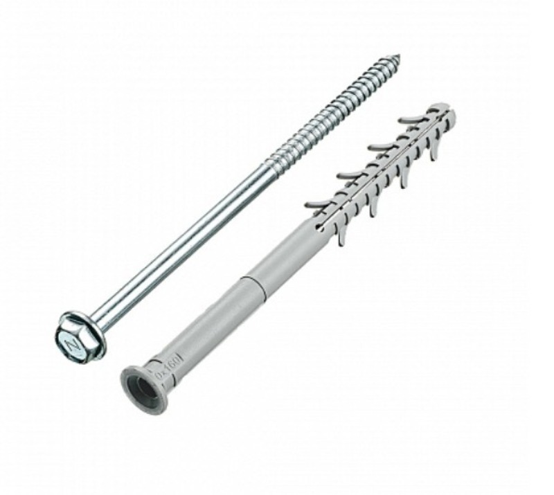 Изображение товара [Дюбель] TSX-500 Распорный 10x160 мм Полиамид Оцинкованный