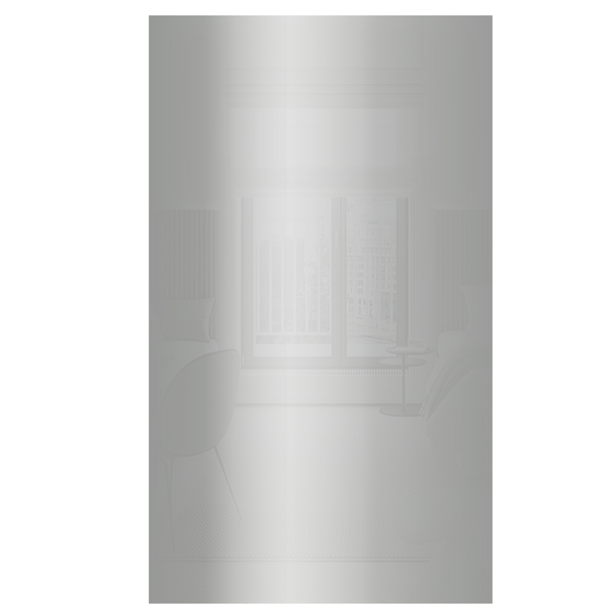 Изображение товара Фасад кухонного шкафа Аша 44.7x76.5 см KONSENSA серебристый глянец Изображение товара Фасад кухонного шкафа Аша 44.7x76.5 см KONSENSA серебристый глянец