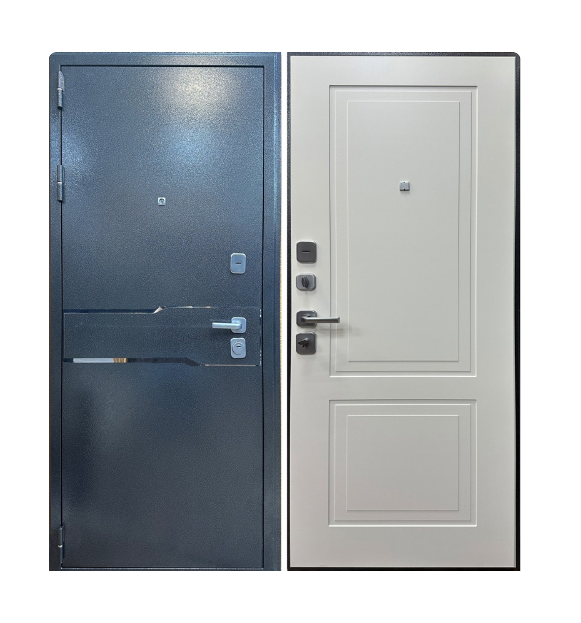 Изображение товара Входная дверь Marcus Декор Классика, левый открыв., 205x96 см, антик серебро