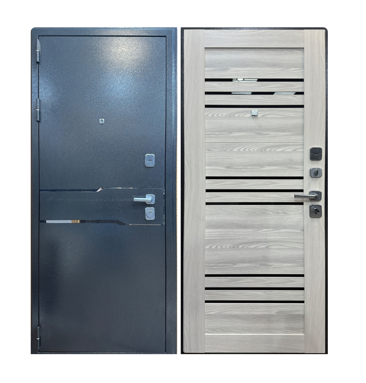 Изображение товара Входная дверь Marcus Декор Царга Правый 205x96 см Антик серебро