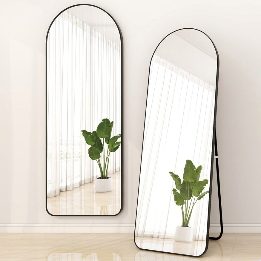 Изображение товара Зеркало декоративное A+T Home Decor арочное 50x160 см металл цвет черный