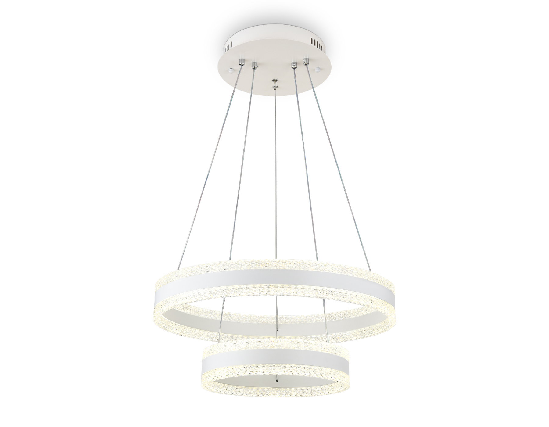 Изображение товара Светильник подвесной светодиодный Ambrella Light Acrylica с пультом управления 26 м² холодный белый свет цвет белый