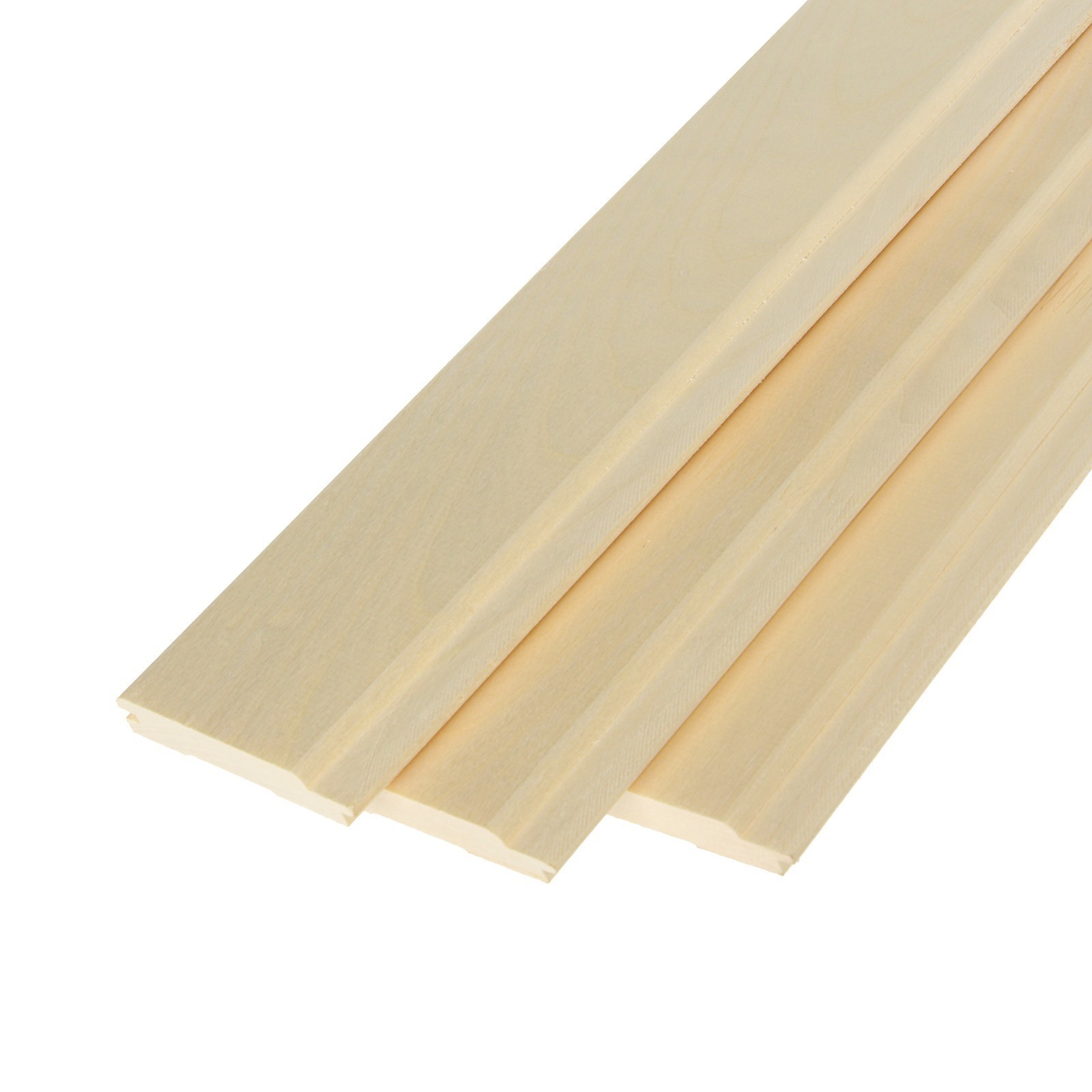 Изображение товара Евровагонка 2700x87x16мм осина сорт A 1шт