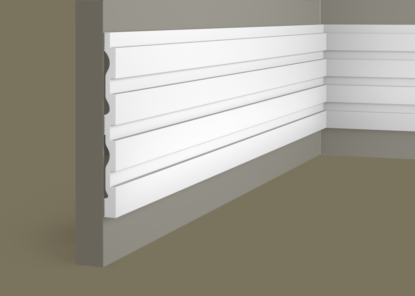 Изображение товара Панель Cosca décor RP001 3D белая, 156x2800x8 мм, 5.67 м²