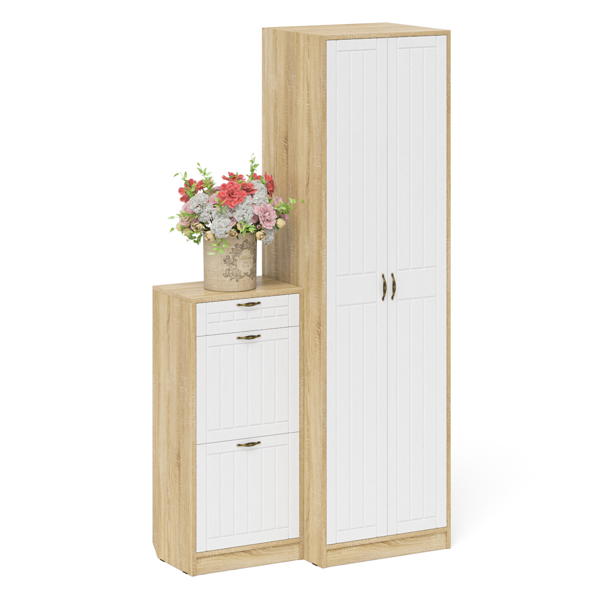 Изображение товара Шкаф-прихожая МЕБЕЛЬНЫЙ ДВОР П-6 № 16-Прованс