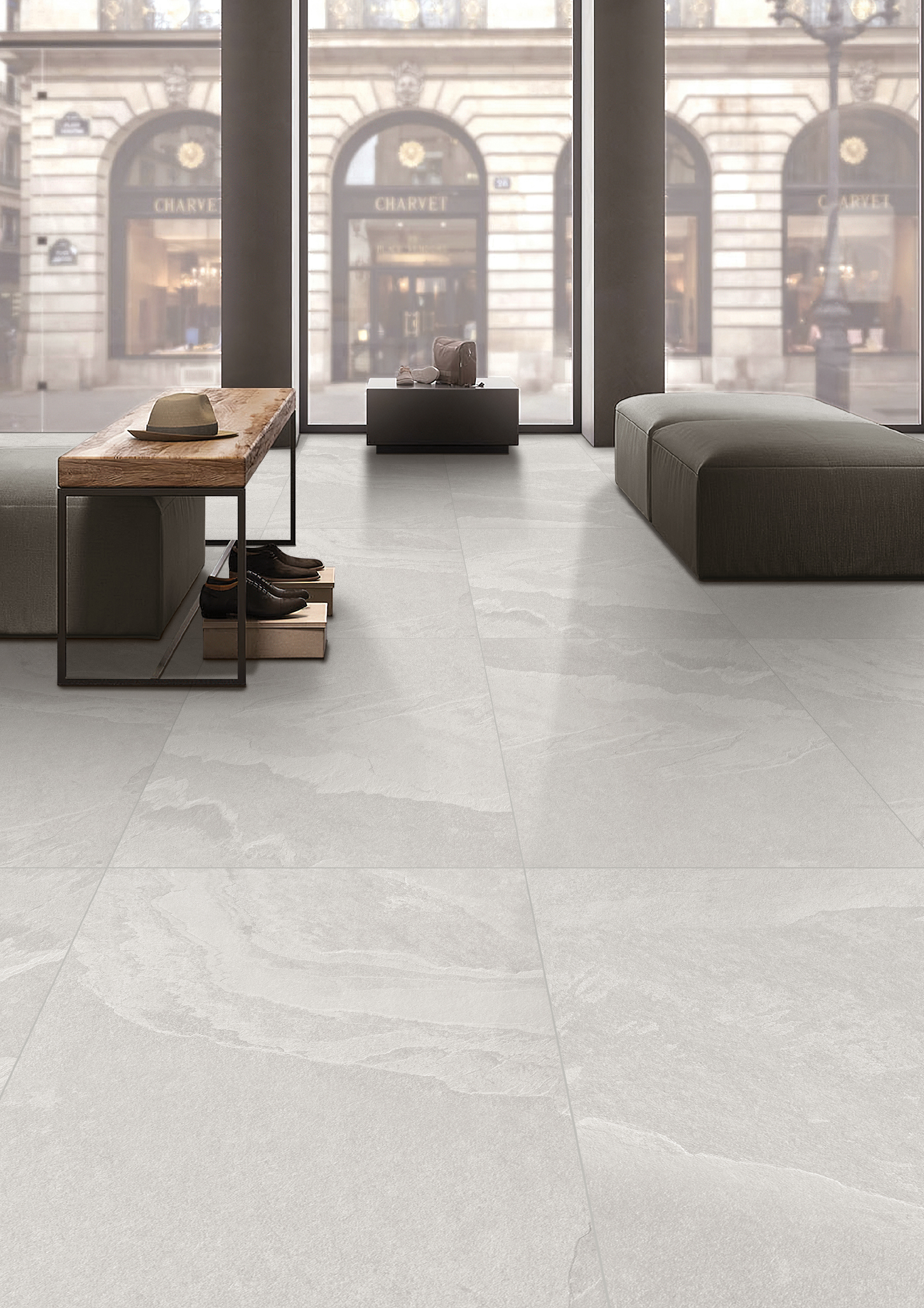 Изображение товара Керамогранит Kerald Austin White мат 60x120 см для пола и стен