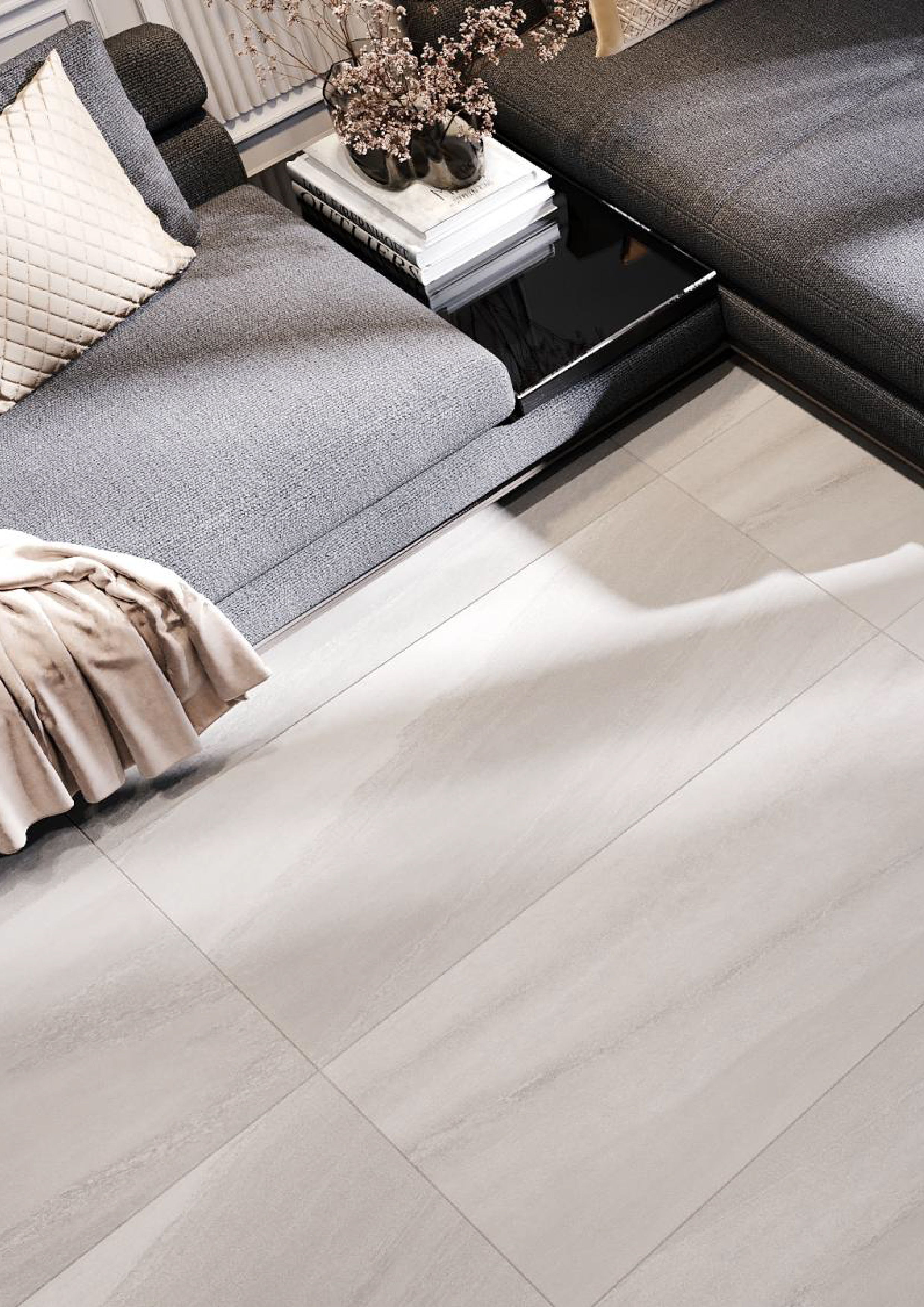 Изображение товара Керамогранит Kerald Damasco Dove Grey Sugar 60x120см цвет серый/серебристый