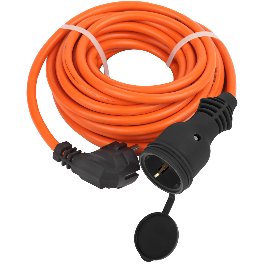 Изображение товара Удлинитель на катушке Эра ПВС 3x1.5 25 м 1 розетка 3500 Вт с заземлением цвет оранжевый