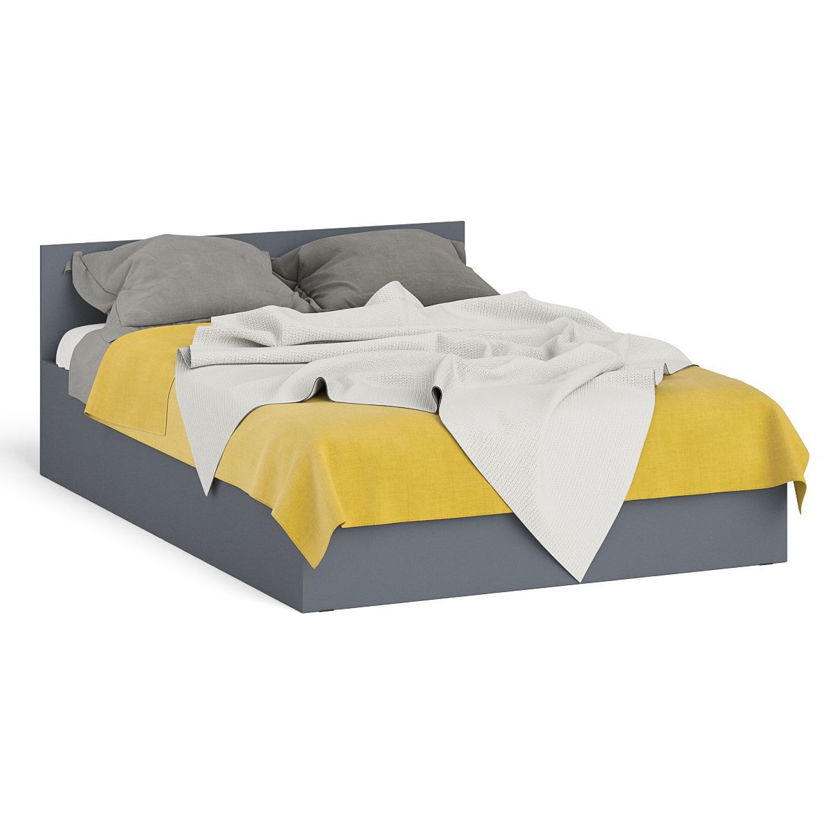 Изображение товара Кровать Свк Мори 140x200 см цвет графит 1026901K