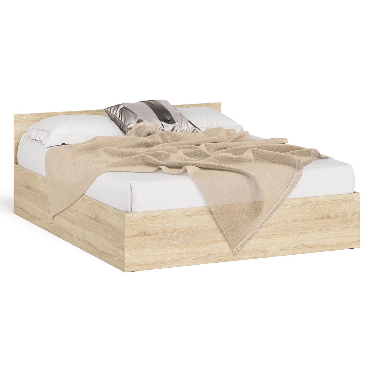 Изображение товара Кровать Свк Мори 160x200 см цвет дуб сонома 1026918K