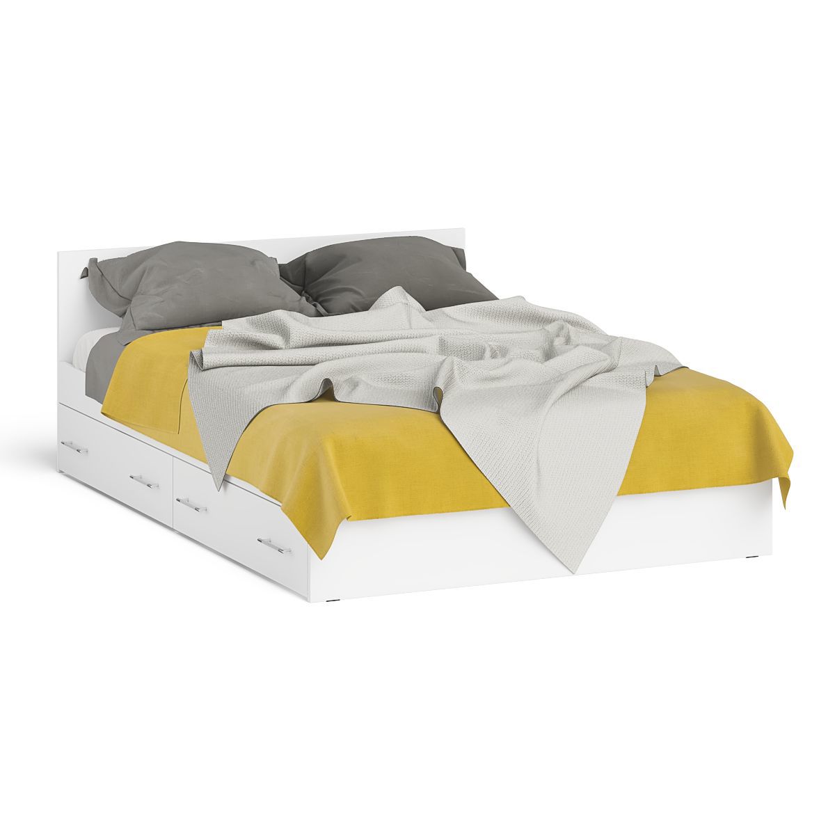 Изображение товара Кровать Свк Мори 140x200 см цвет белый 1026895K