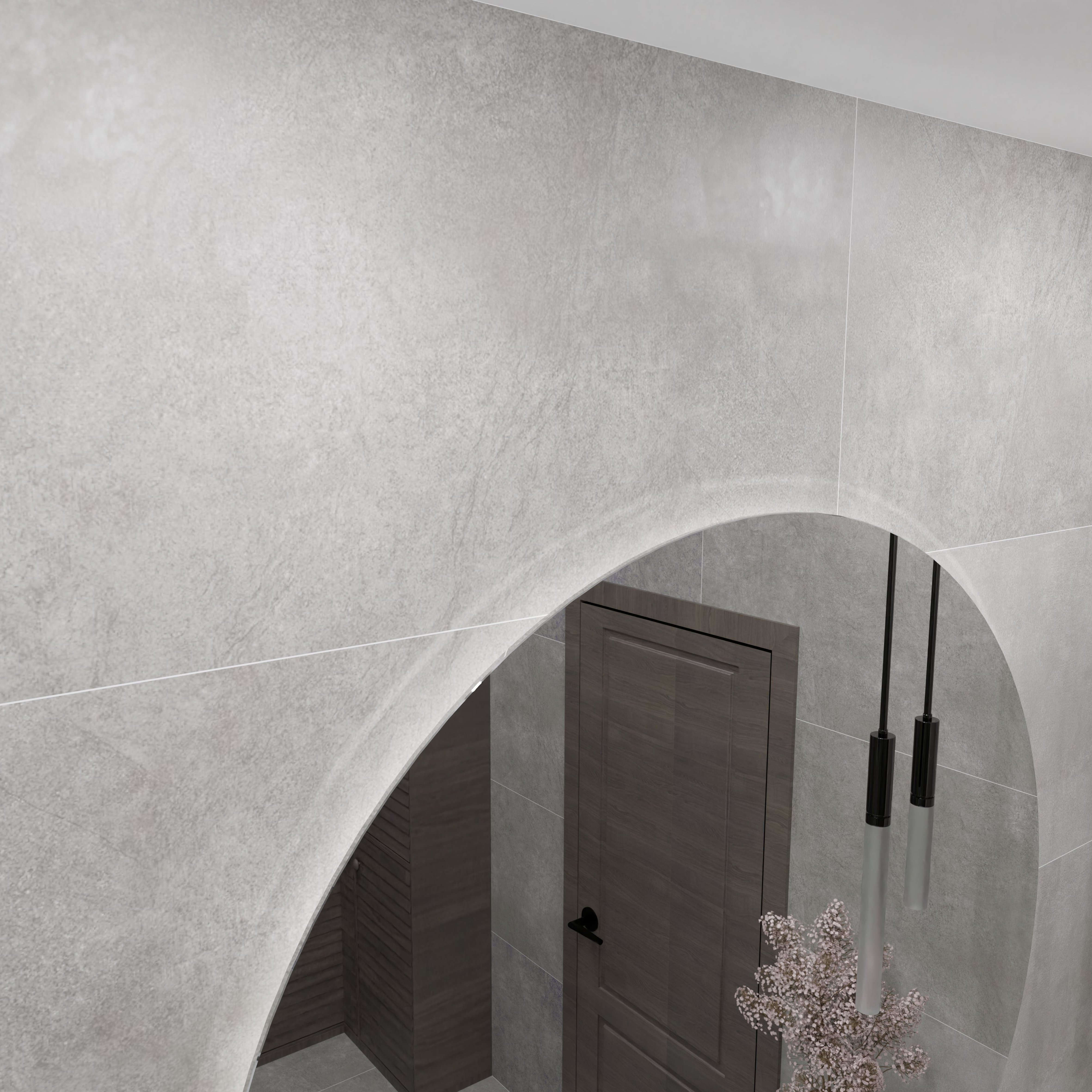 Изображение товара Глазурованный керамогранит Аксима Триполи 60x120 см 1.44 м² матовый цвет серый