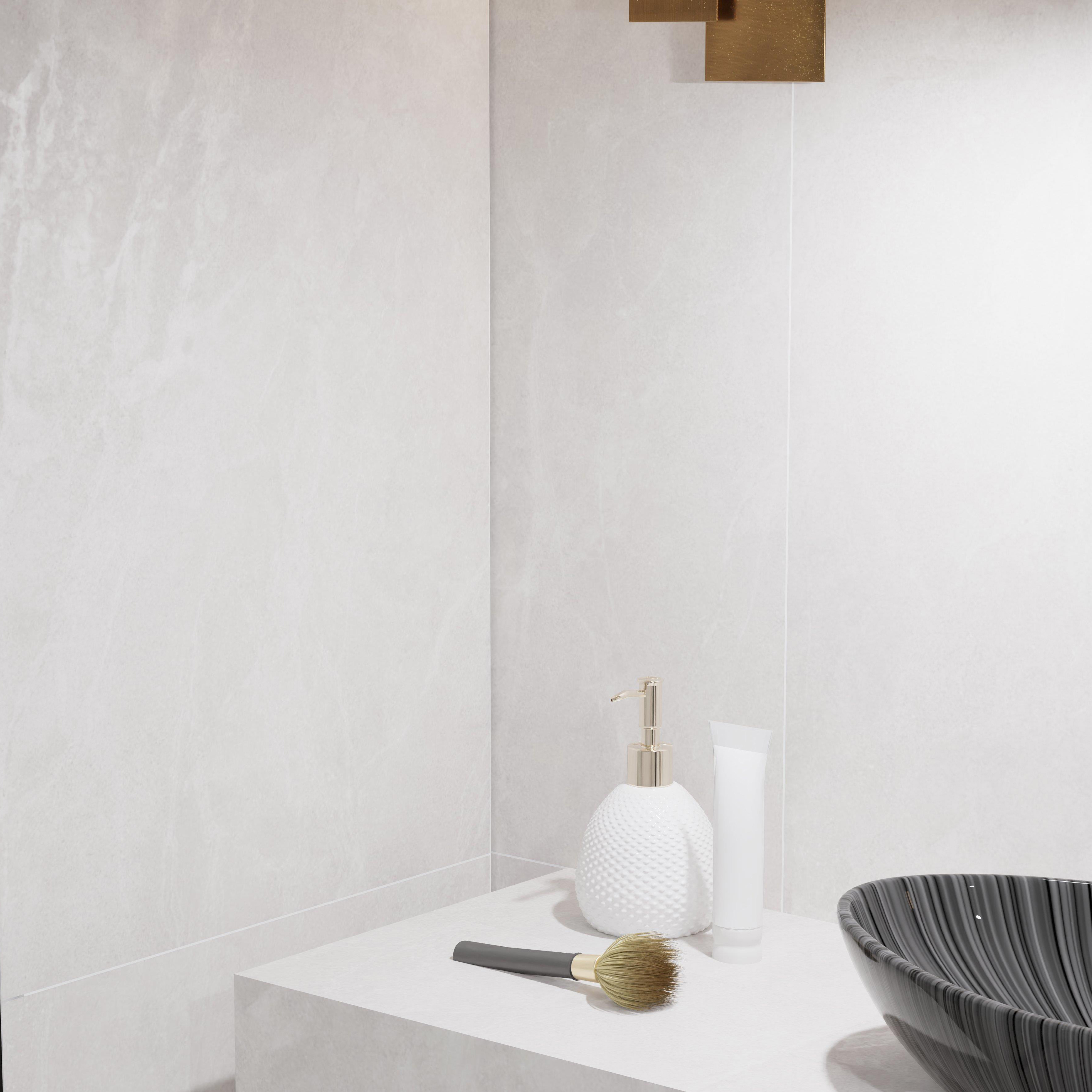 Изображение товара Глазурованный керамогранит Аксима Йорк 60x120 см 1.44 м² матовый цвет серый Изображение товара Глазурованный керамогранит Аксима Йорк 60x120 см 1.44 м² матовый цвет серый