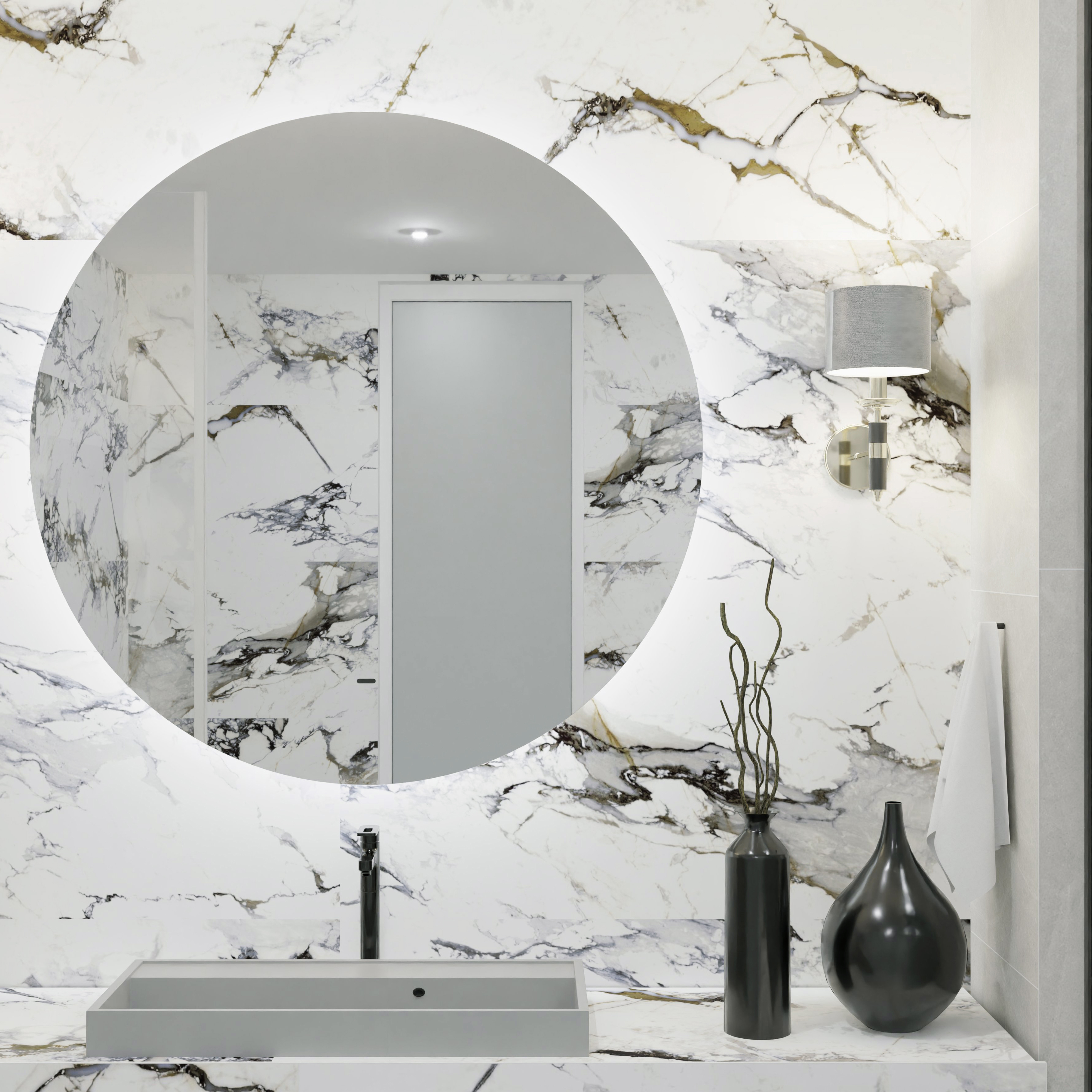 Изображение товара Глазурованный керамогранит Аксима Тасос 60x120 см 1.44 м² матовый цвет белый