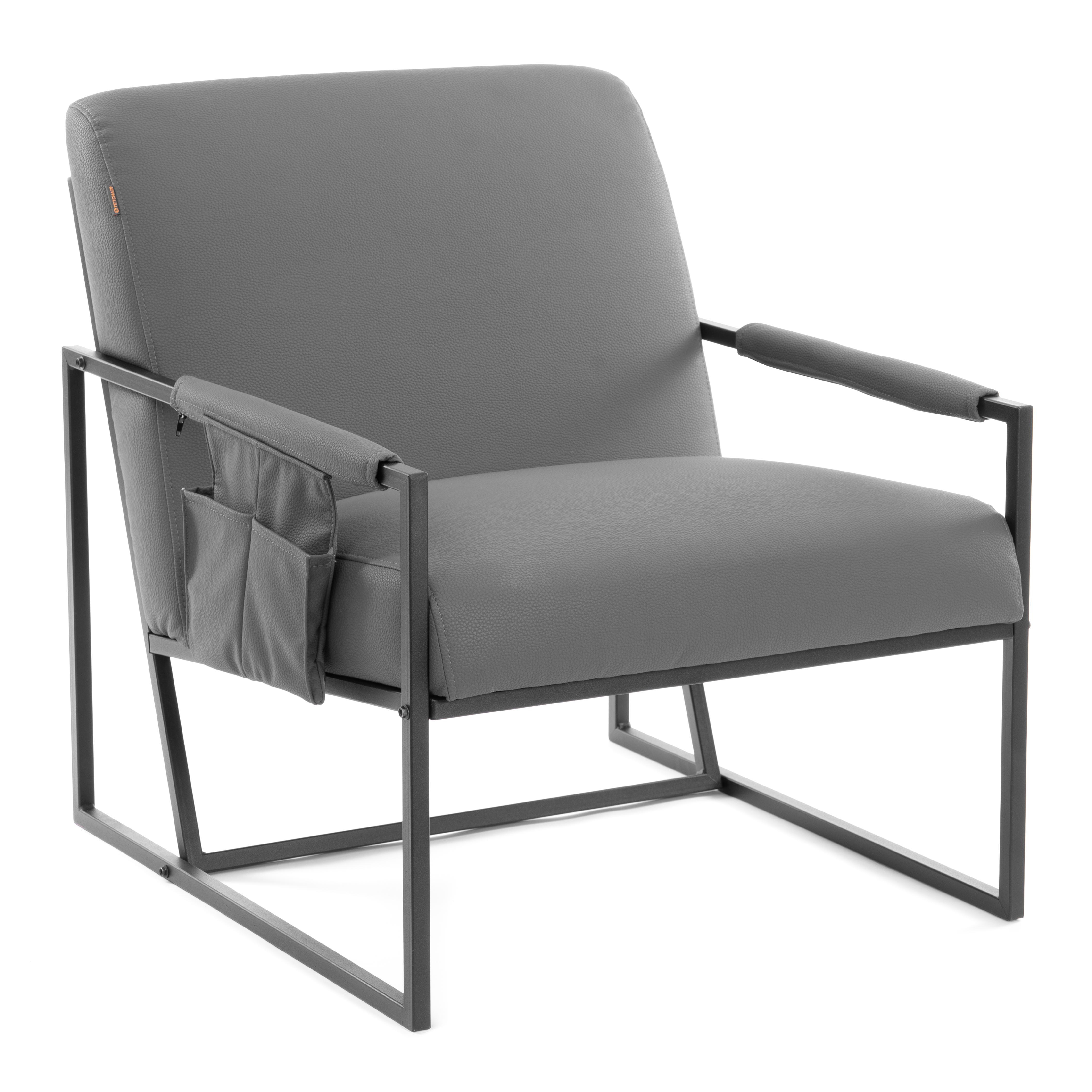 Изображение товара Кресло Tetchair Modern Charli lux 70x42x79 см искусственная кожа цвет графит