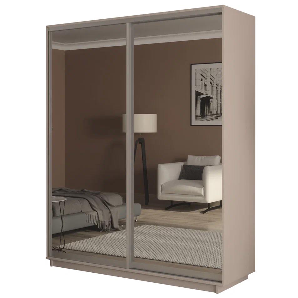 Изображение товара Шкаф-купе МЕБЕЛЬНАЯ КОМПАНИЯ Е1 Экспресс 180x60x220 см с зеркалами