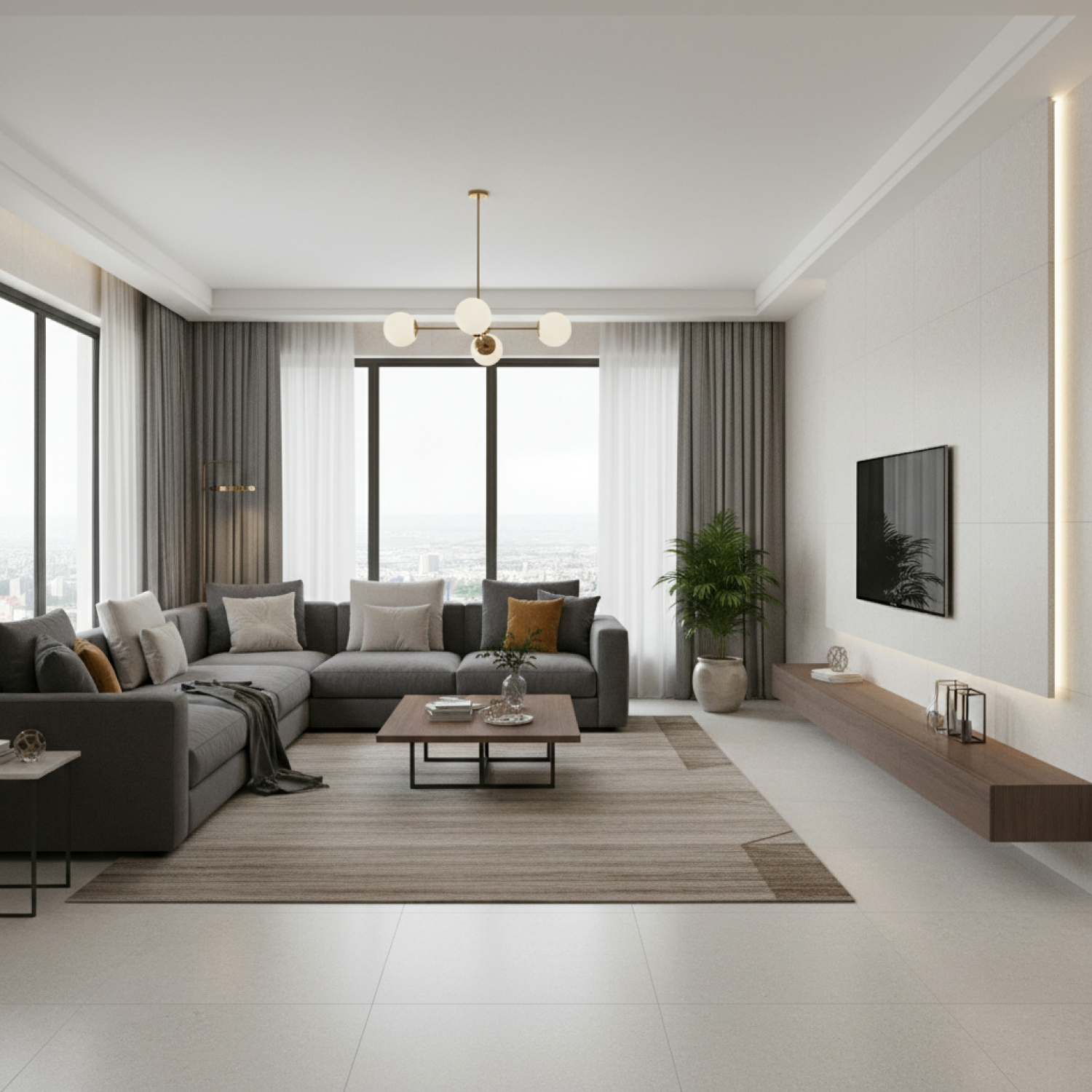 Изображение товара Керамогранит Novin Ceram Lime IROF1006-N 60x60 см серый бетон влагостойкий морозостойкий