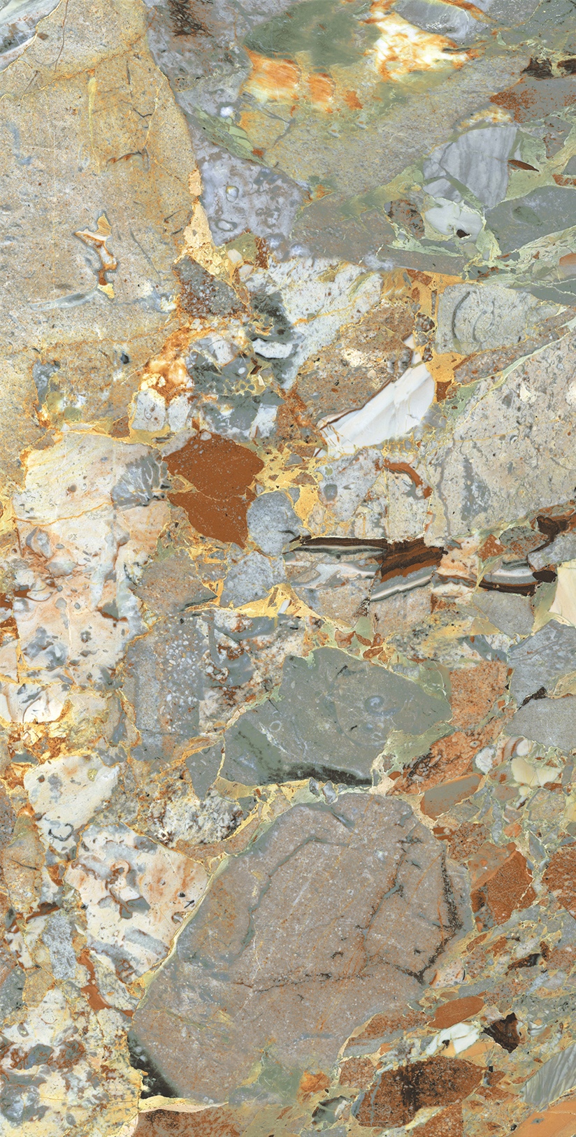 Изображение товара Керамогранит Sal Sapiente Big Stone bsp 126364 60x120 см разноцветный глянцевый