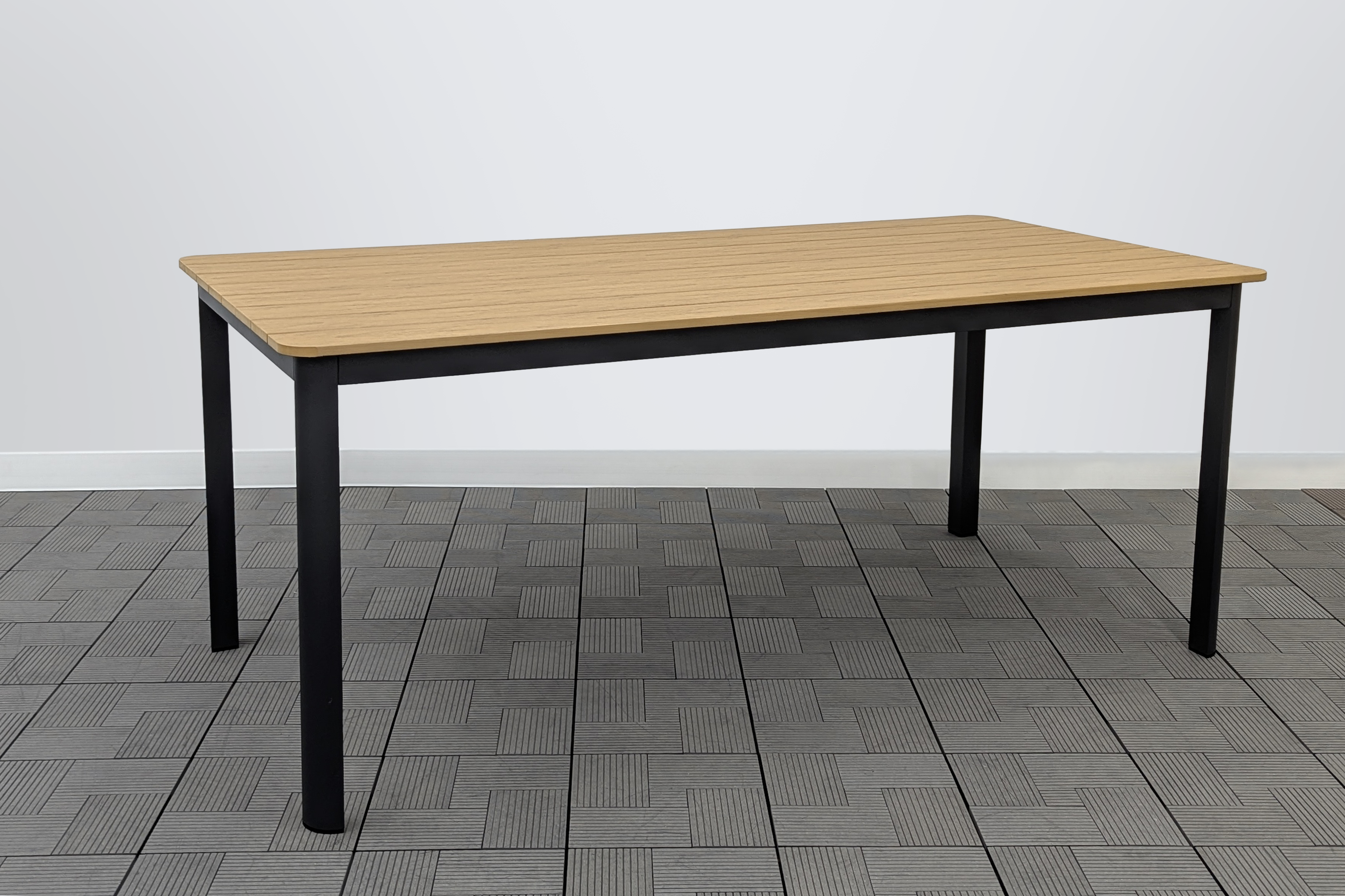 Изображение товара BRNO Обеденный садовый стол НМ-264183, 180x90x75 см, антрацит