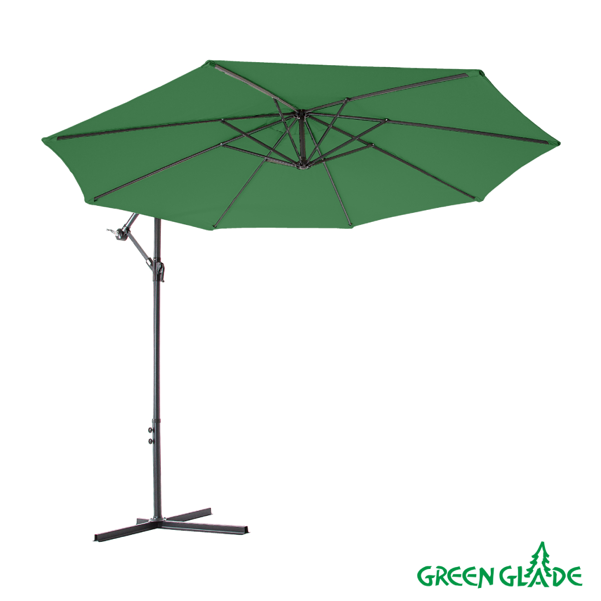 Изображение товара Зонт с боковой опорой Green Glade 8004 d 291 h258 зеленый