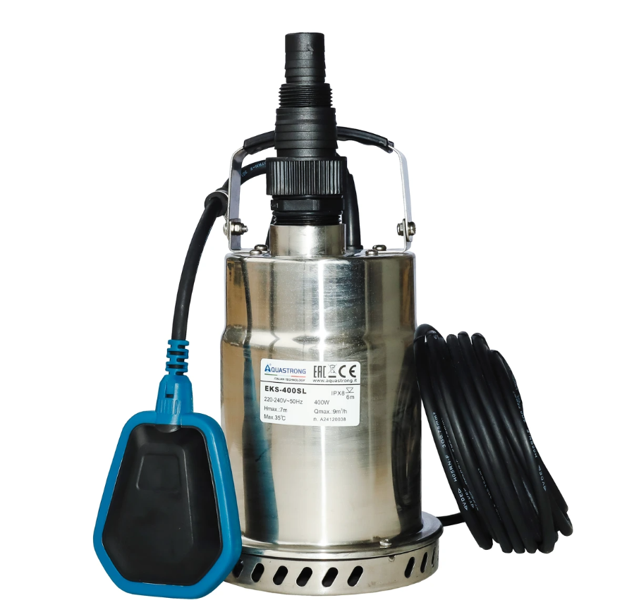 Изображение товара Дренажный насос AQUASTRONG AQ-EKS-400SL 7980 л/час для водооткачки Изображение товара Дренажный насос AQUASTRONG AQ-EKS-400SL 7980 л/час для водооткачки