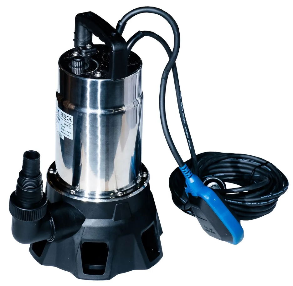 Изображение товара Погружной дренажный насос AQUASTRONG AQ-EKS-750PSWL 750 Вт для откачки воды
