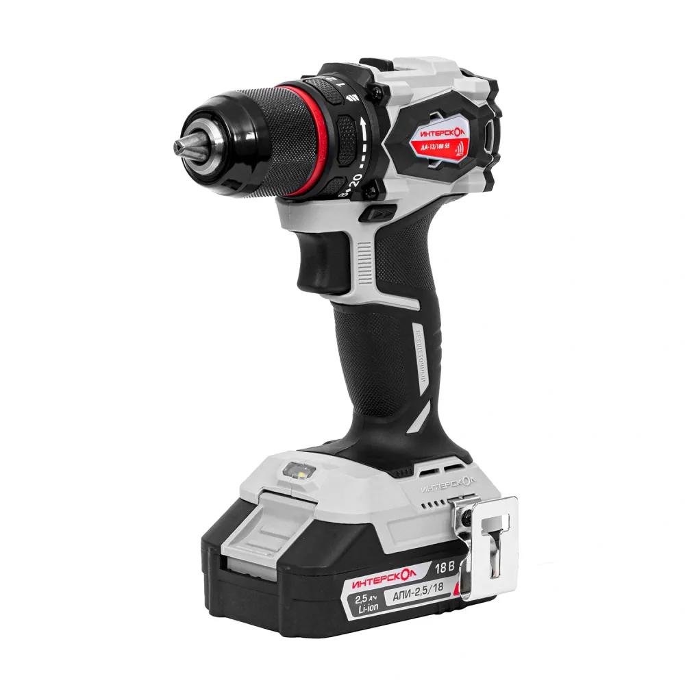 Изображение товара Дрель-шуруповерт Интерскол DA-13/18В НСК 55 Нм