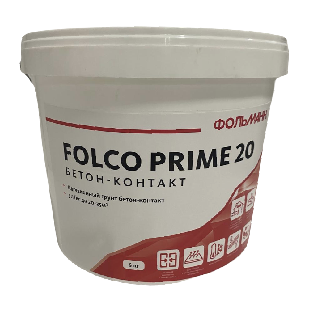 Изображение товара Бетон-контакт Фольманн Folco Prime 20 19001-003-579 6 кг