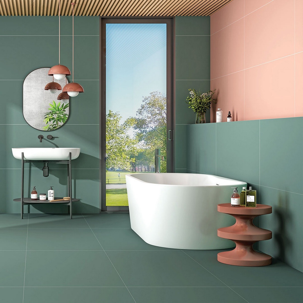 Изображение товара Керамогранит Mozart Rare & Unique N90004 60x120 см цвет бирюзовый