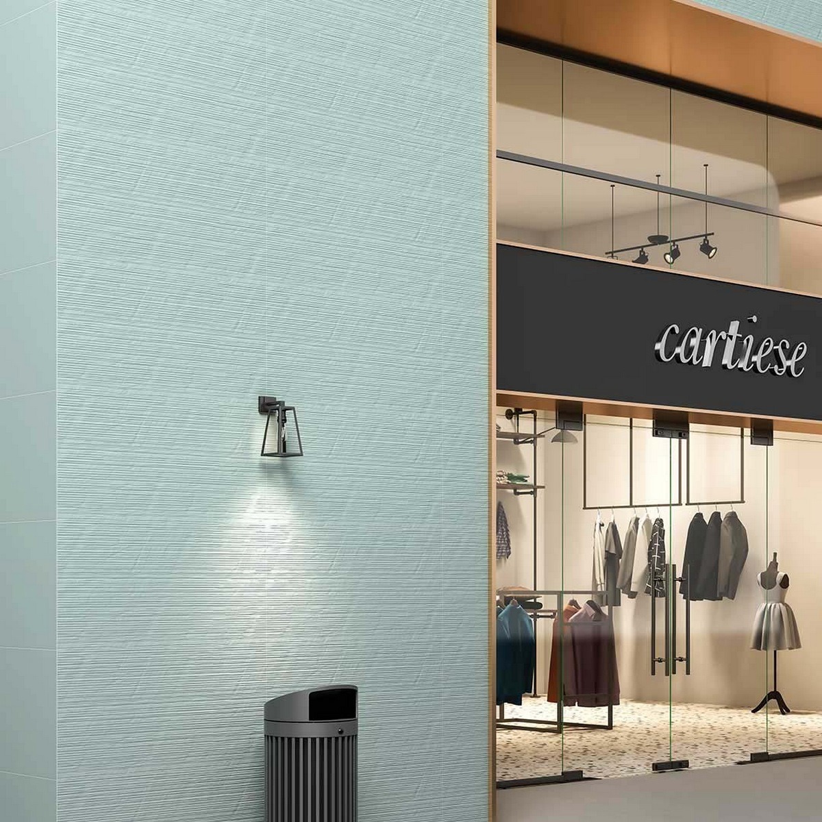 Изображение товара Керамогранит Mozart Rare & Unique N90017 60x120 см цвет бирюзовый