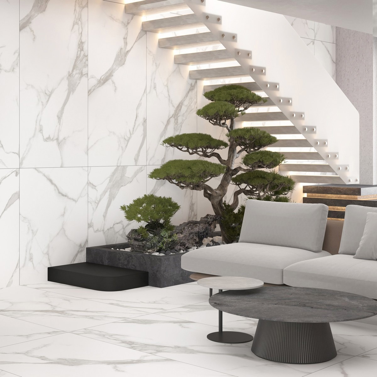 Изображение товара NEODOM Статуарио Irish Grey Matt 80x160 керамогранит крупный формат