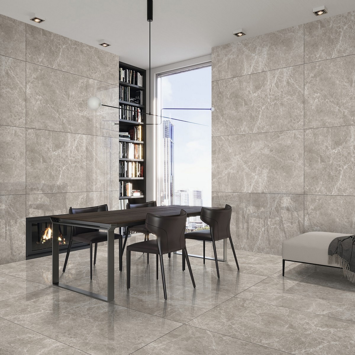 Изображение товара NEODOM Emperador Gris Polished 80x160 керамогранит полированный Изображение товара NEODOM Emperador Gris Polished 80x160 керамогранит полированный