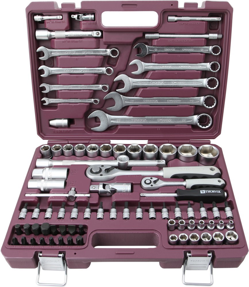 Изображение товара Набор инструментов Thorvik TS082, 82 предмета, универсальный инструмент