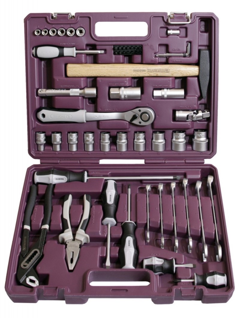 Изображение товара Набор инструментов Thorvik TS056, 56 предметов