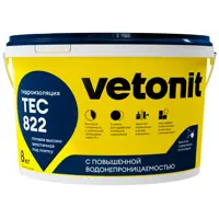 Изображение товара Мастика гидроизоляционная Vetonit тек 822 цвет розовый 8 кг