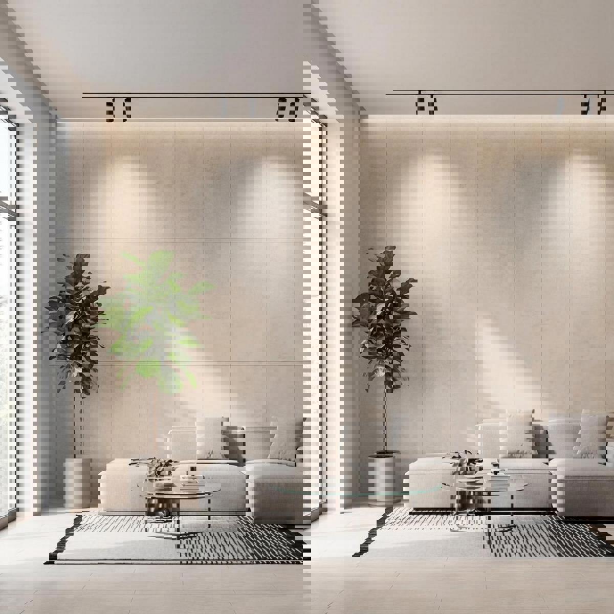 Изображение товара Керамогранит NOVIN CERAM Cement 60x120 см темно-бежевый для стен и пола