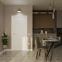 Изображение товара Дверь межкомнатная Dorica Модерн-10 глухая 80x200см эмаль цвет белый с магнитной защелкой