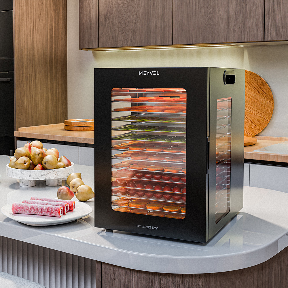 Изображение товара Сушилка для овощей и фруктов MEYVEL MDH14-2S 14 ярусов 600 Вт