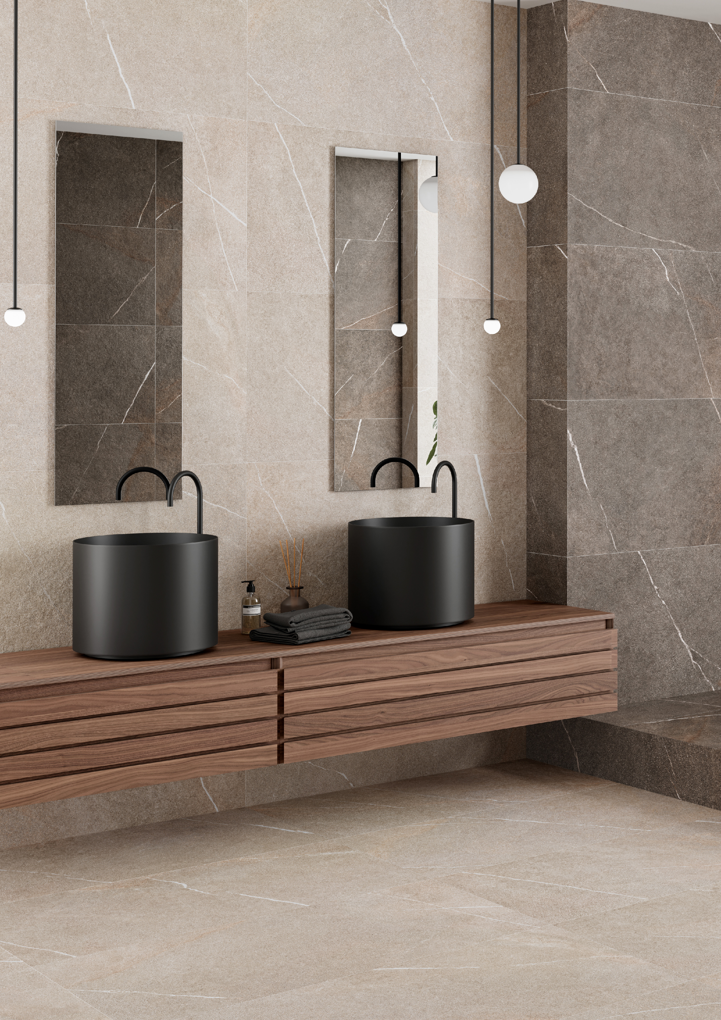 Изображение товара Керамогранит Udine Ktl 59.5x120 см холодный бежевый для пола и стен