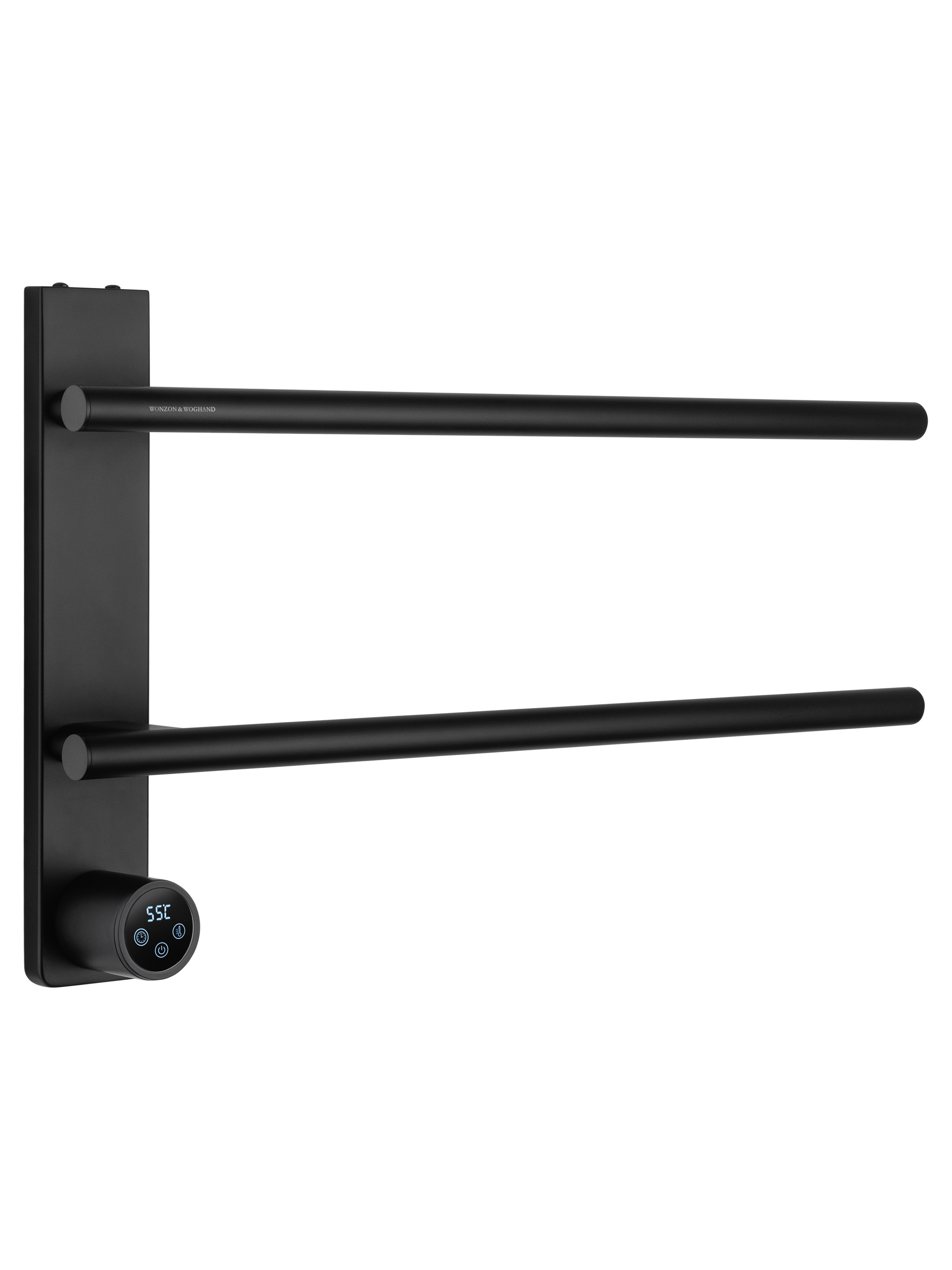 Изображение товара Электрический полотенцесушитель WONZON & WOGHAND Nürnberg 60Вт черный матовый