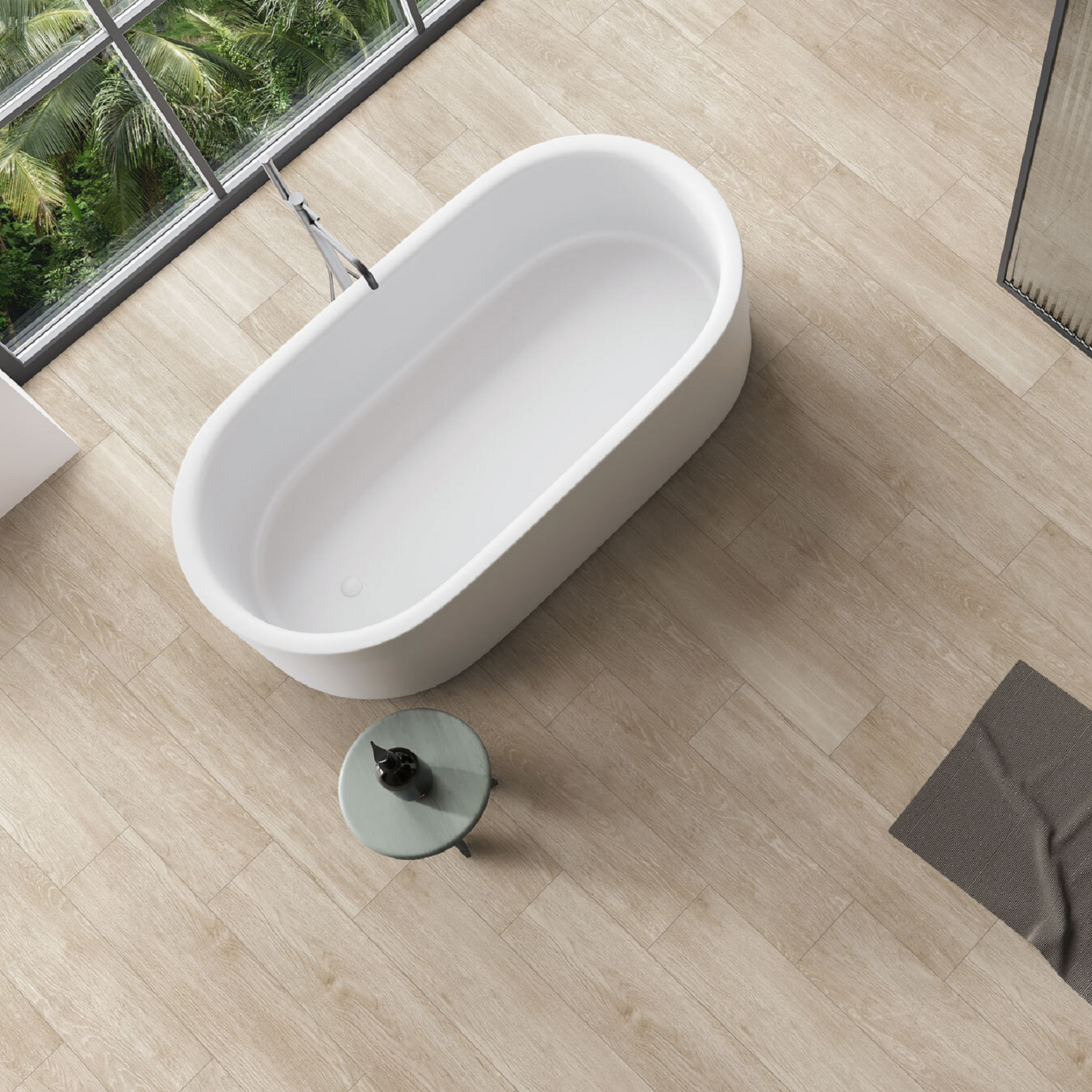 Изображение товара Глазурованный керамогранит Global Tile Almada_GT 19.8x80 см 1.584 м² матовый цвет бежевый